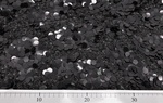 Paillettenstoff Viskose / PL Schwarz