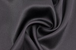 Satinseide Uni Schwarz
