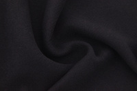 Mantelstoff 100% Wolle Schwarz