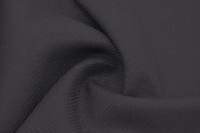 Mantelstoff aus Wolle Schwarz