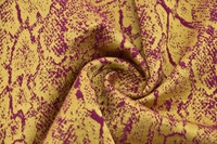 Jacquard Baumwolle Gold Violett