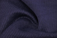Mantelstoff aus Wolle Nachtblau mit Lurex