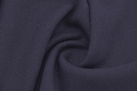 Mantelstoff aus Wolle Schwarz