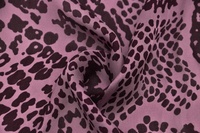 Seide Print Violett