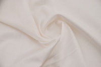 Baumwolle / Polyester mit Elasthan Wollweiss