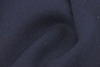 Mantelstoff aus Wolle Schwarz