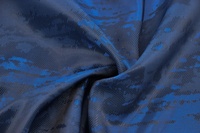 Futterstoff aus Viskose/Acetat Blau
