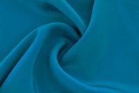 Seidensatin Aquablau