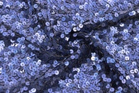 Paillettenstoff Blau