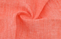 Leinen Uni Rotorange
