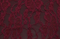 Spitze Bordeaux mit Elasthan