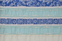 Baumwollmischung blau türkis