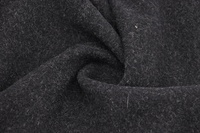 Mantelstoff aus Wolle Anthrazit