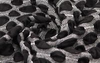 Viskostestrick Struktur Schwarz Weiß