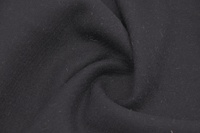Mantelstoff aus Wolle Schwarz