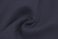 Mantelstoff aus Wolle Schwarz