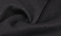 Mantelstoff aus Wolle Anthrazit