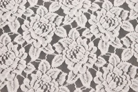 Spitze Viskose Wollweiß 