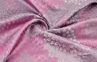 Jacquard aus Polyester Silber Violett