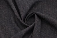 Denimstoff mit Elasthan Schwarz-Beige