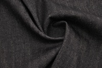 Denimstoff mit Elasthan Anthrazit / Kariert