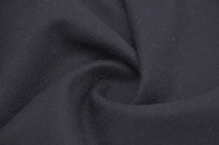 Mantelstoff aus Wolle Schwarz