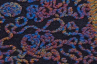 Walkloden Gemustert Bunt