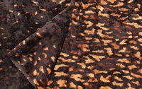 Samt gemustert Animalprint