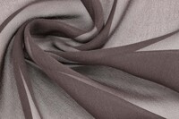 Seidenchiffon Dunkelbraun
