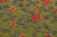 Walkloden Gemustert Bunt