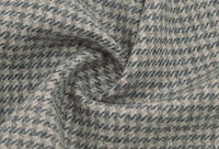 Wollmischung gemustert Grün Beige