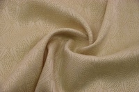 Wollsatin gemustert Sand