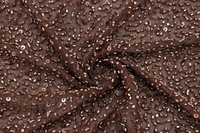 Paillettenstoff Braun