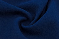 Wolle Double Crépe Schwere Qualität Marineblau