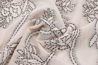 Seidenmischung Jacquard