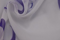 Seidenchiffon gemustert gedreht