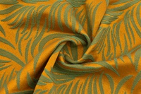 Jacquard Baumwolle Narzissengelb Grün
