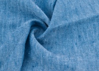 Leinen Uni Jeansblau