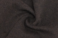 Wolle Angora Mantel Dunkelbraun