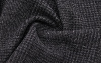 Wolle Cashmere Karier Grau