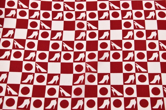 100% Seide gemustert