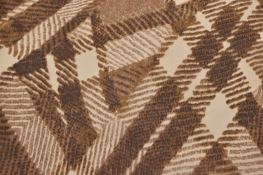 100% Seide gemustert