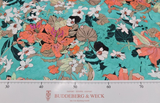 Seidensatin Mehrfarbig