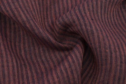 Leinenstoff Gestreift