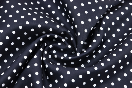 Futterstoff aus Viskose Nachtblau