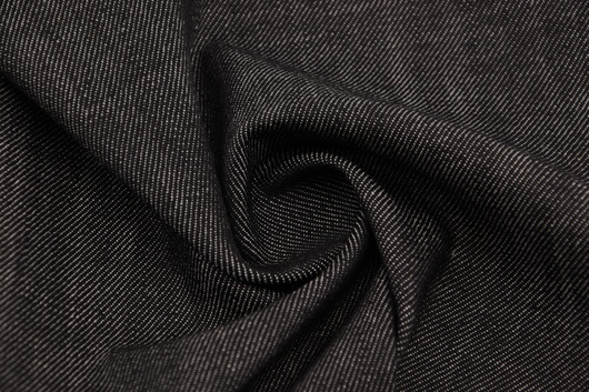 Denimstoff mit Elasthan Anthrazit