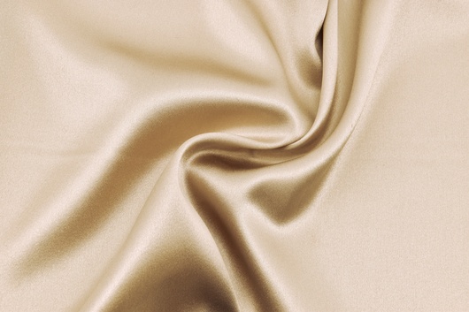 Satinseide Uni Sand