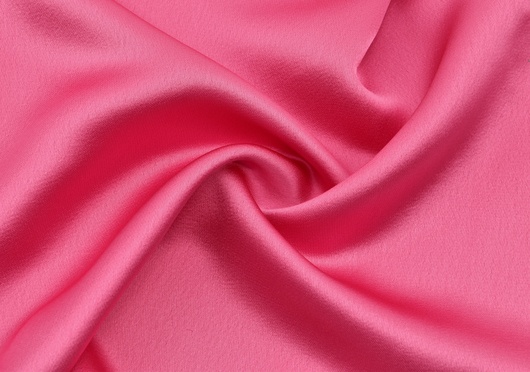 Satinseide Imitat aus 100% Polyester Pink