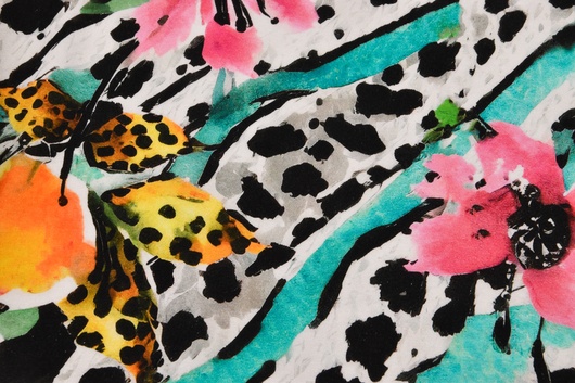 Jerseyprint Viskose Bunt