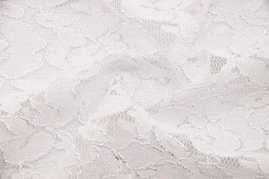 Spitze Viskose Weiß